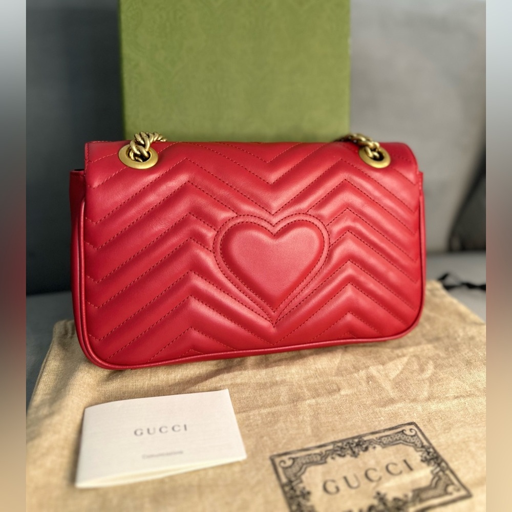 NWT Gucci Matelasse GG Marmont Shoulder Bag - Picture 11 of 15